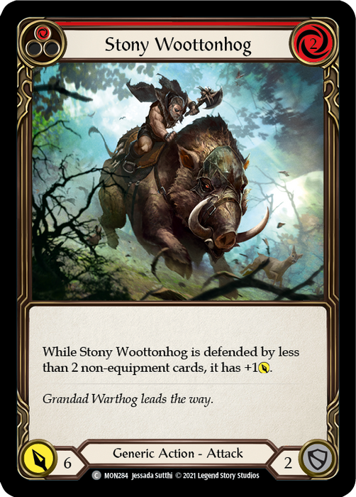 Stony Woottonhog (Red) - 1st Edition
