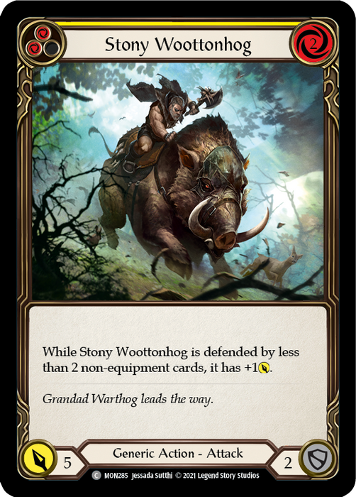 Stony Woottonhog (Yellow) - Unlimited Edition