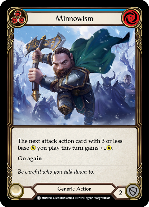 Minnowism (Blue) - Rainbow Foil - Unlimited Edition