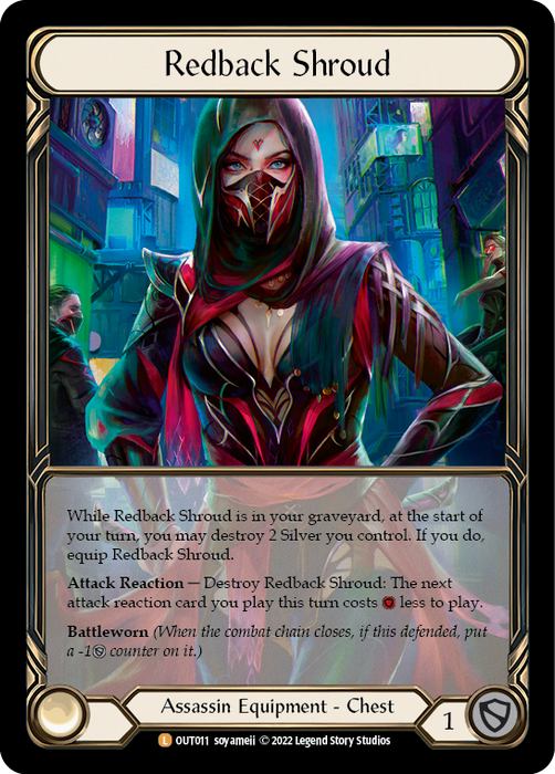 Redback Shroud - Extended Art