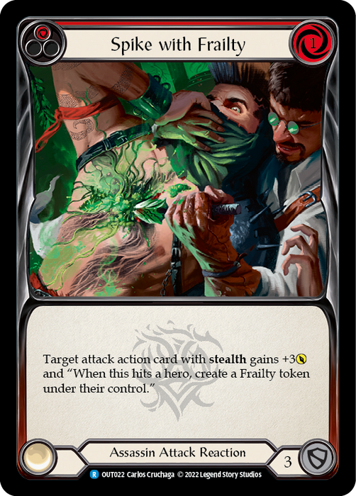 Spike with Frailty (Red) - Rainbow Foil