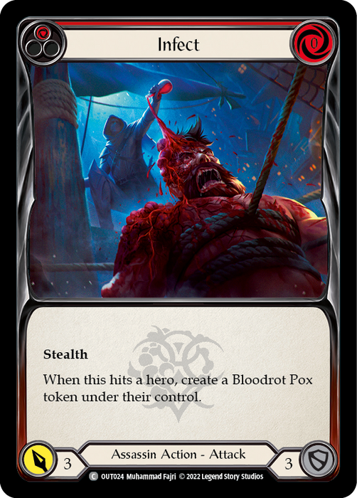Infect (Red) - Rainbow Foil