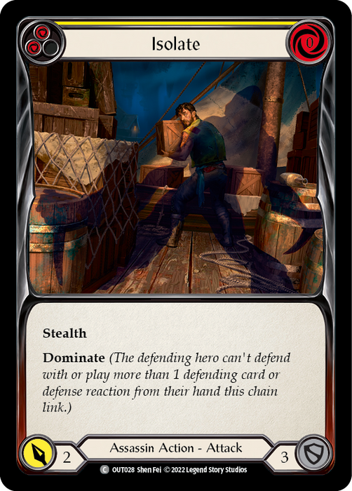 Isolate (Yellow) - Rainbow Foil