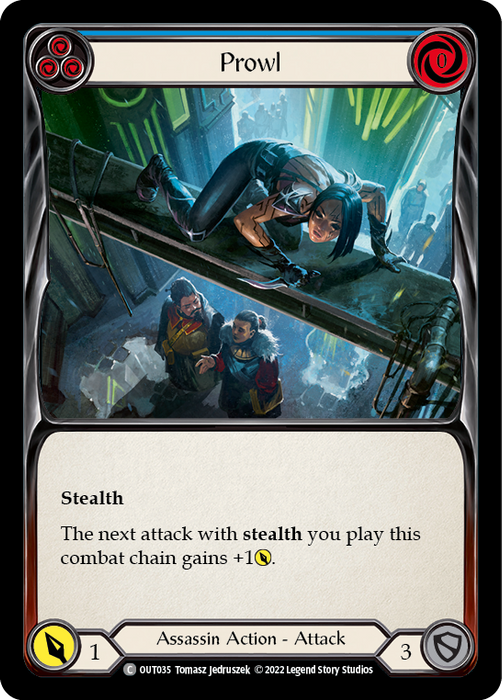 Prowl (Blue) - Rainbow Foil