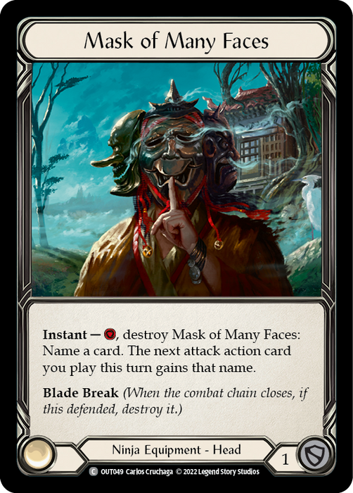 Mask of Many Faces - Rainbow Foil