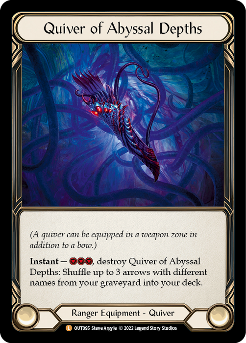 Quiver of Abyssal Depths - Rainbow Foil