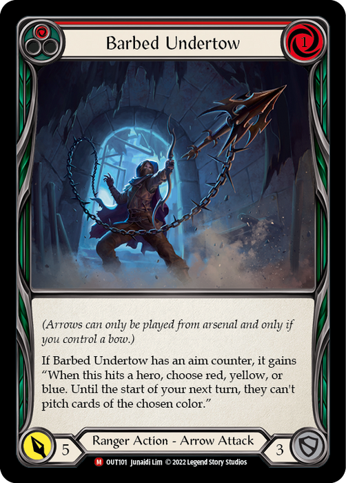 Barbed Undertow - Rainbow Foil