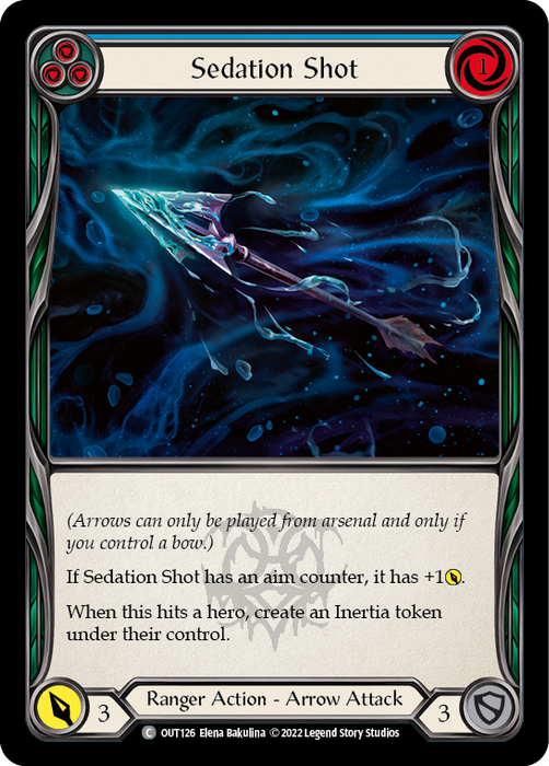 Sedation Shot (Blue) - Rainbow Foil