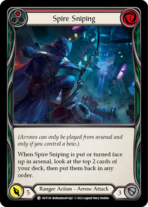 Spire Sniping (Red) - Rainbow Foil
