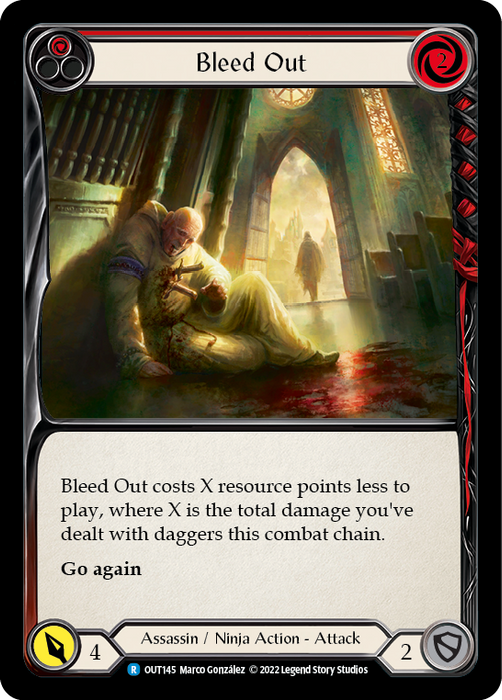 Bleed Out (Red) - Rainbow Foil