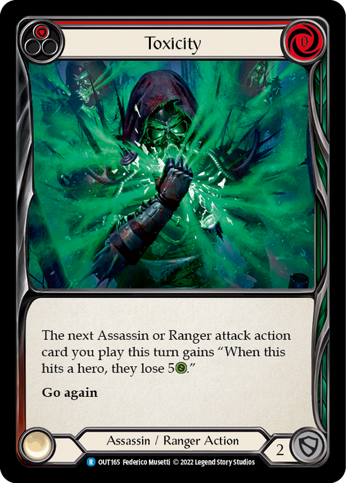 Toxicity (Red) - Rainbow Foil