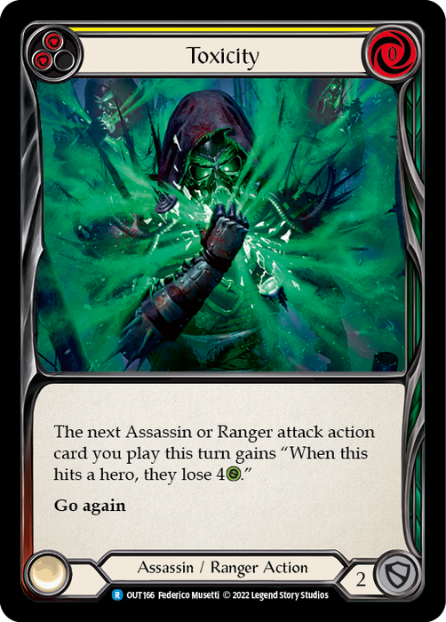 Toxicity (Yellow) - Rainbow Foil