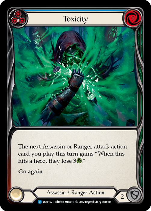 Toxicity (Blue) - Rainbow Foil