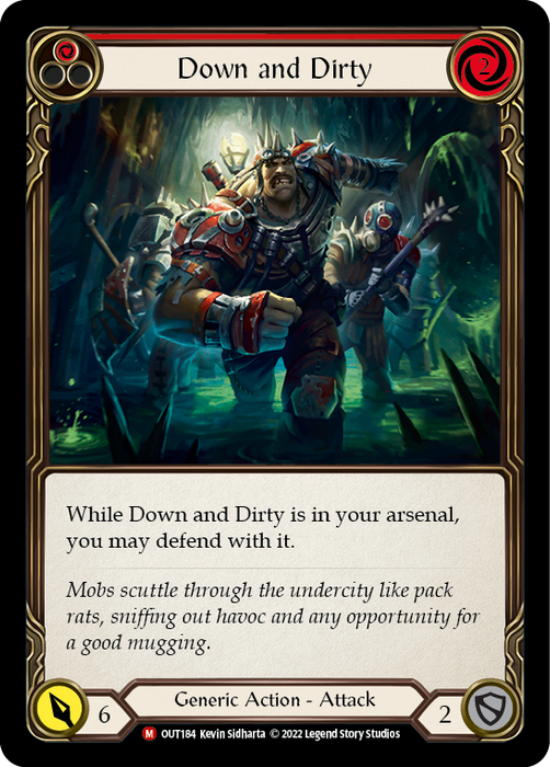 Down and Dirty - Rainbow Foil
