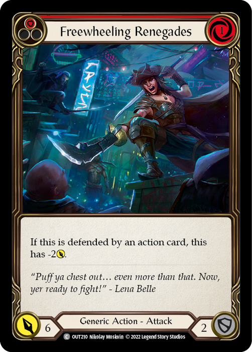 Freewheeling Renegades (Red) - Rainbow Foil