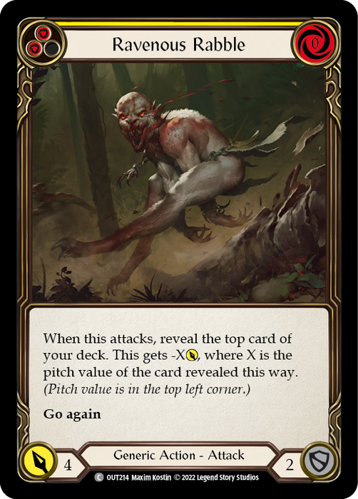 Ravenous Rabble (Yellow)