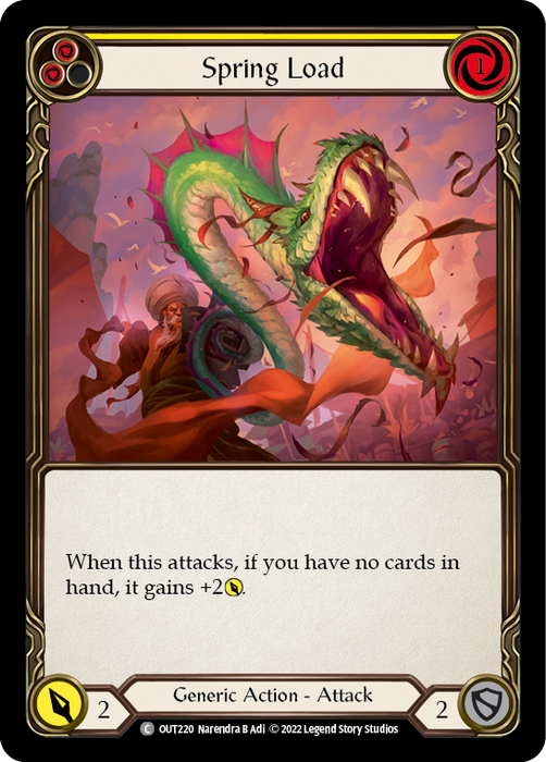 Spring Load (Yellow) - Rainbow Foil