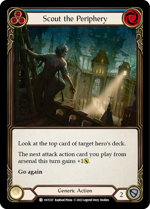 Scout the Periphery (Blue) - Rainbow Foil