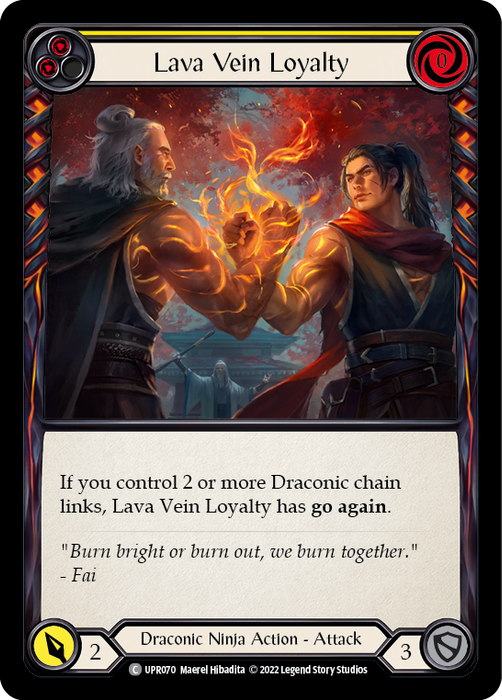 Lava Vein Loyalty (Yellow)