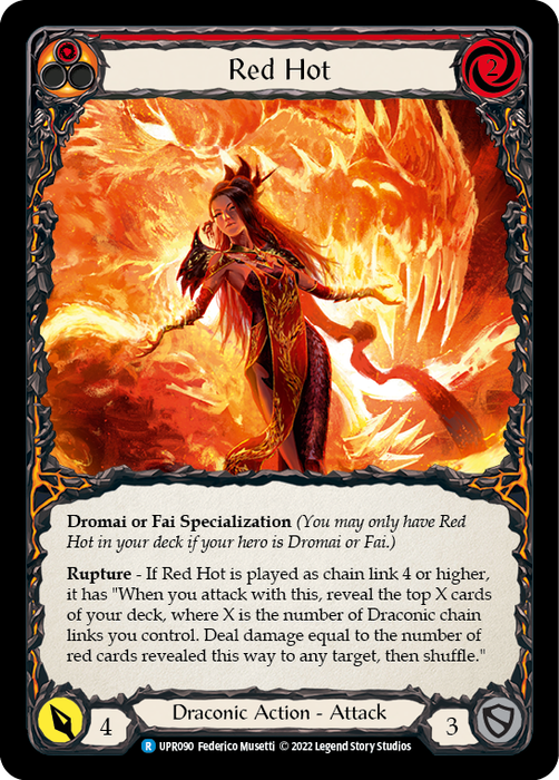 Red Hot (Red) - Rainbow Foil