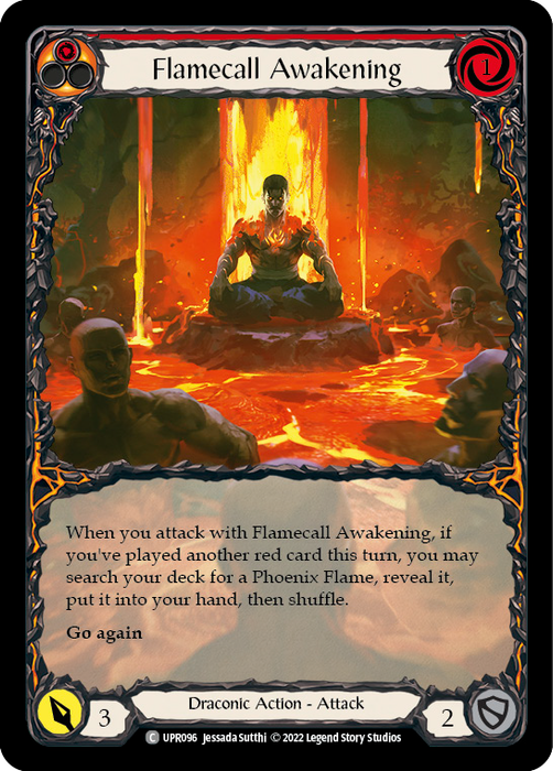 Flamecall Awakening (Red) - Extended Art