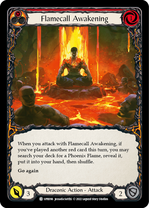 Flamecall Awakening (Red) - Rainbow Foil