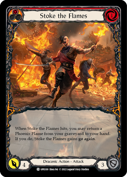 Stoke the Flames (Red) - Extended Art