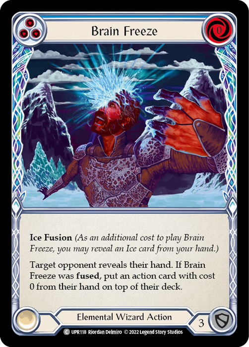 Brain Freeze (Blue) - Rainbow Foil