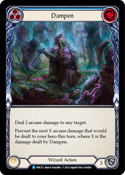 Dampen (Blue) - Rainbow Foil