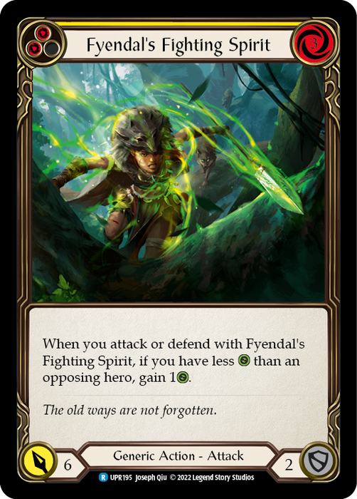 Fyendal's Fighting Spirit (Yellow) - Rainbow Foil