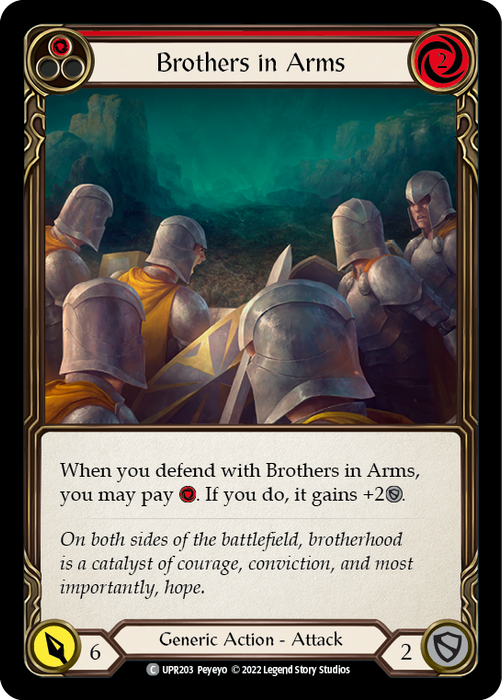 Brothers in Arms (Red) - Rainbow Foil