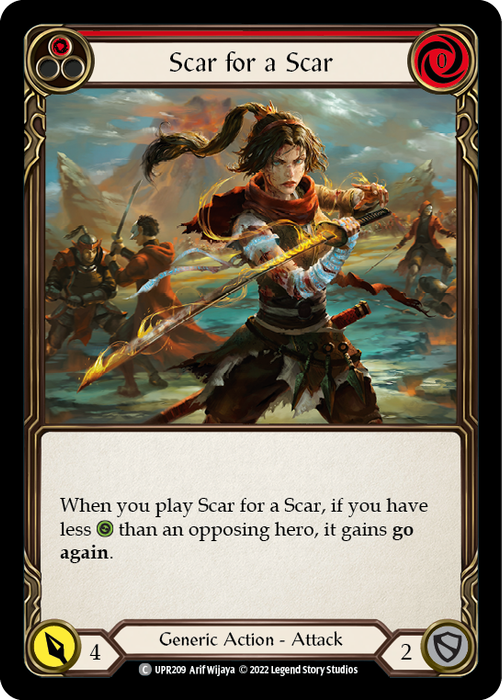 Scar for a Scar (Red)