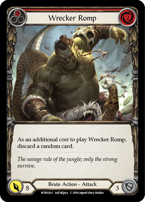 Wrecker Romp (Red) - Rainbow Foil - Unlimited Edition