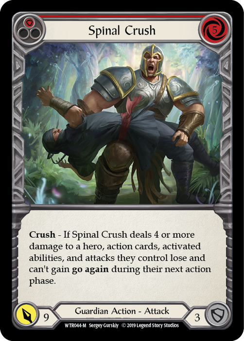 Spinal Crush - Rainbow Foil - 1st Edition