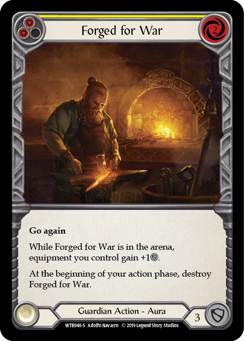 Forged for War (Yellow) - 1st Edition