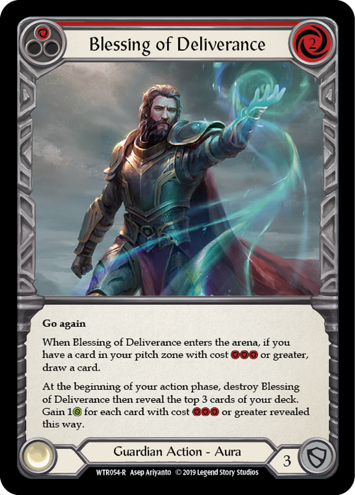 Blessing of Deliverance (Red) - Rainbow Foil - Unlimited Edition