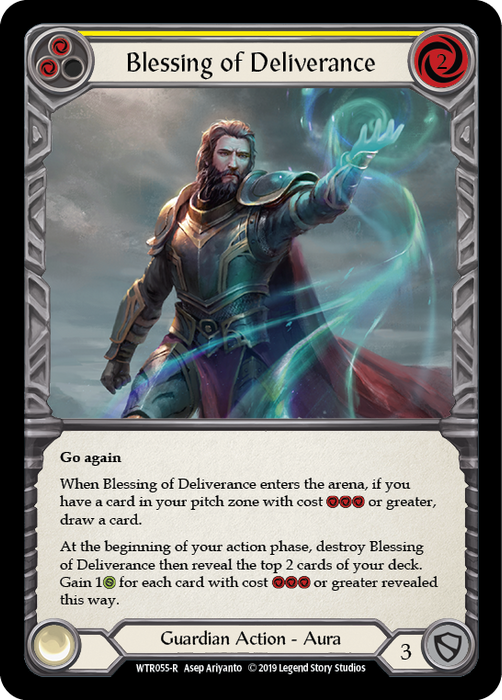 Blessing of Deliverance (Yellow) - Rainbow Foil - Unlimited Edition
