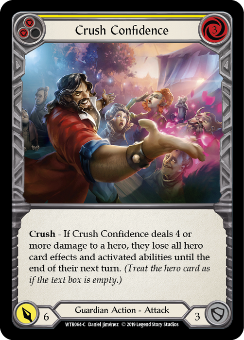 Crush Confidence (Yellow) - Rainbow Foil - Unlimited Edition