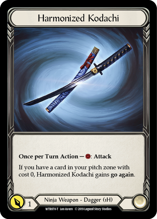 Harmonized Kodachi - Rainbow Foil - Unlimited Edition