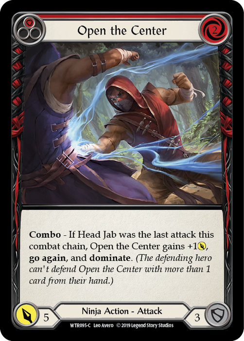 Open the Center (Red) - Rainbow Foil - Unlimited Edition