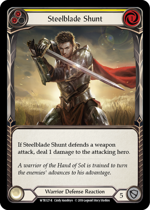 Steelblade Shunt (Yellow) - Unlimited Edition