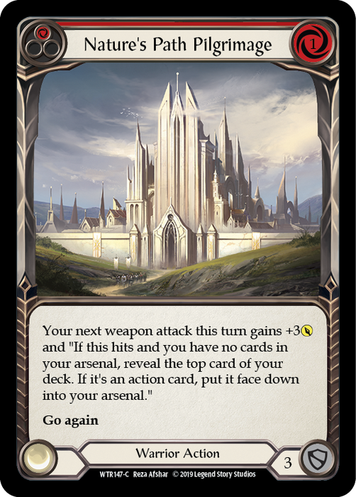 Nature's Path Pilgrimage (Red) - Rainbow Foil - Unlimited Edition