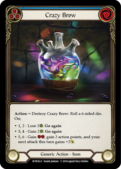 Crazy Brew (Blue) - Rainbow Foil - 1st Edition