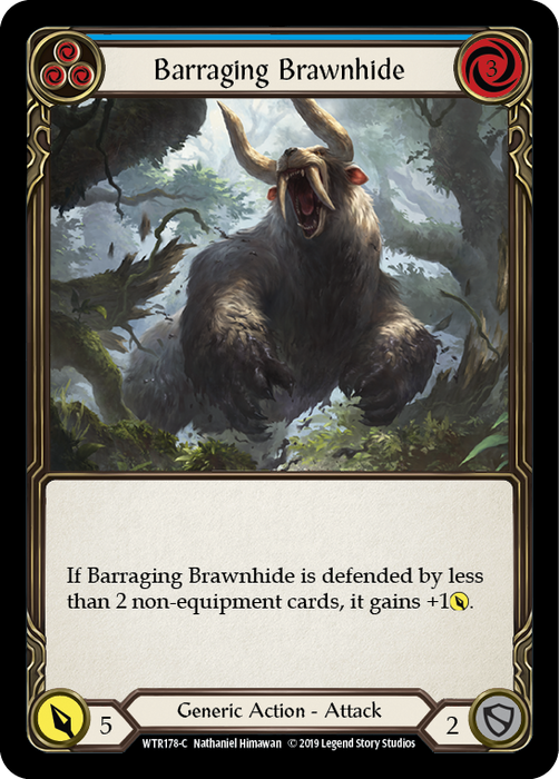 Barraging Brawnhide (Blue) - Unlimited Edition