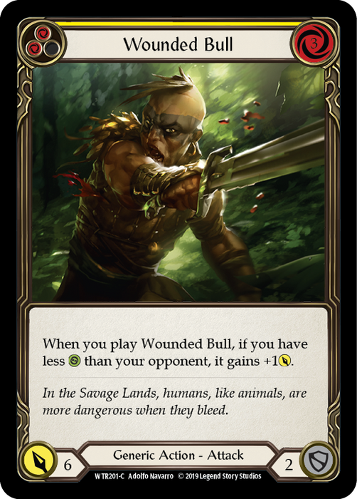 Wounded Bull (Yellow) - Unlimited Edition