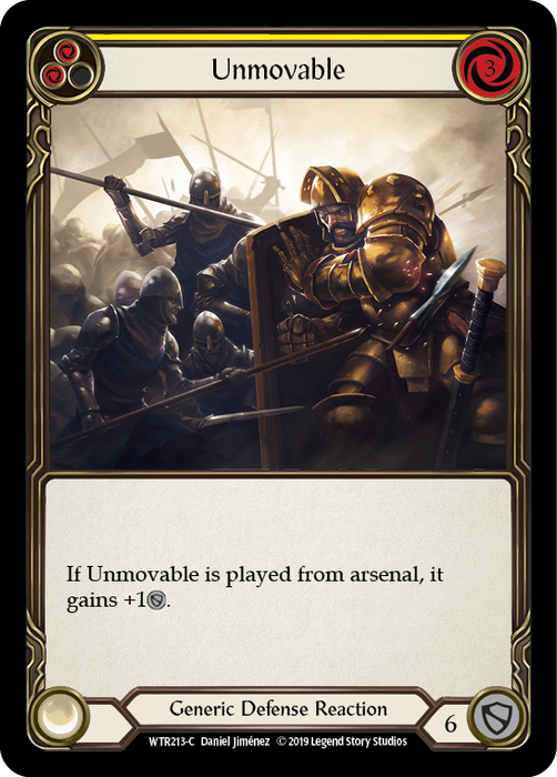 Unmovable (Yellow) - Unlimited Edition
