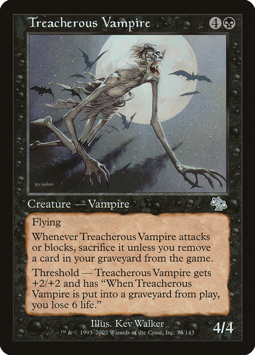 Treacherous Vampire  (Foil)