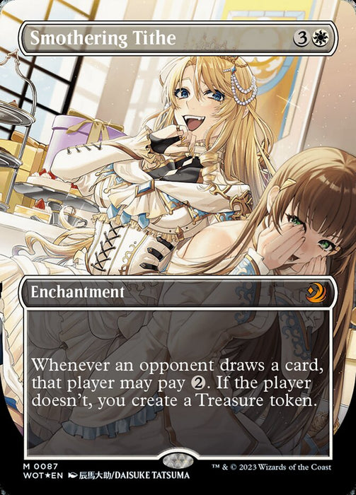 Smothering Tithe - Borderless - Full Art - Inverted (Foil)