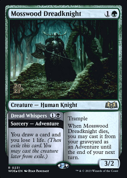 Mosswood Dreadknight // Dread Whispers (Foil)