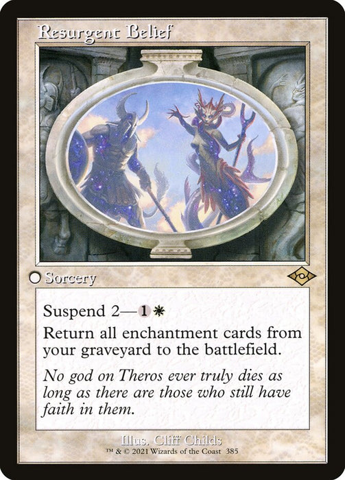 Resurgent Belief - Retro Frame  (Foil)